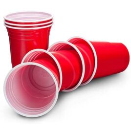 frat cups, american large red party cups