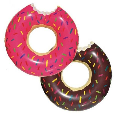 inflatable donuts, Donut inflatable, doughnut inflatable, pink donut inflatable, brown donut inflatable, Party inflatables, cheap inflatables, inflatable beach rings, beach inflatables, inflatable beach rings, beach pool rings, large pool rings.