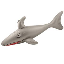 blow up inflatable shark toy.