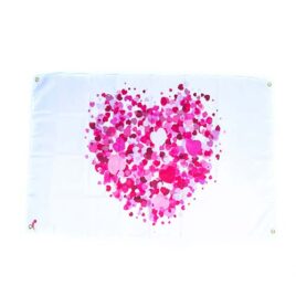 Love Valentine Flags, valentine party decorations