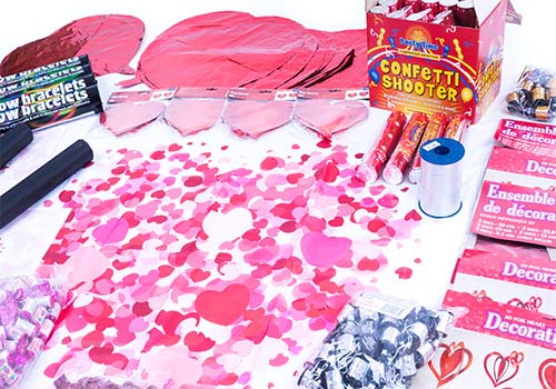 valentine party decorations, valentine party ideas, love party decorations, love event supplies.