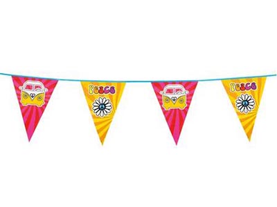 peace and love bunting