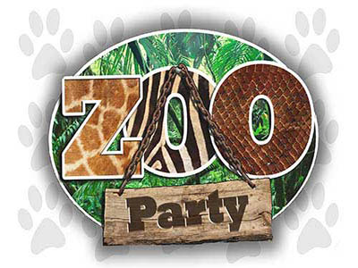 animal safari zoo themed flags