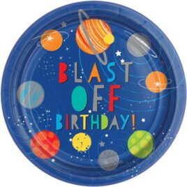 Blast Off Space Plates