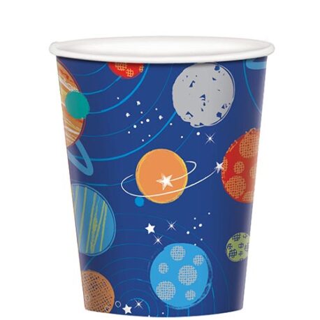space theme cups
