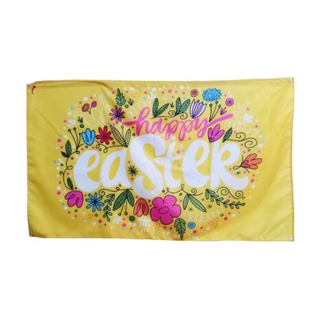 Happy Easter Flag, easter party flags