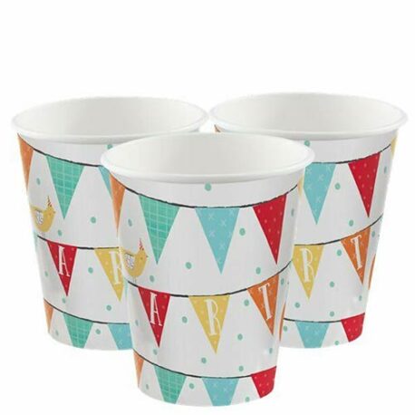 paper birthday cups