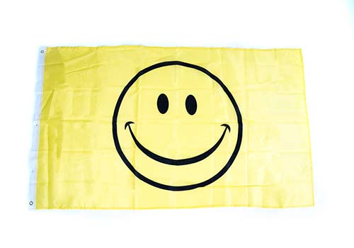 smiley face flag