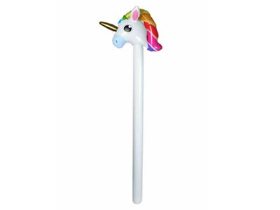 unicorn inflatable hobby horse sticks