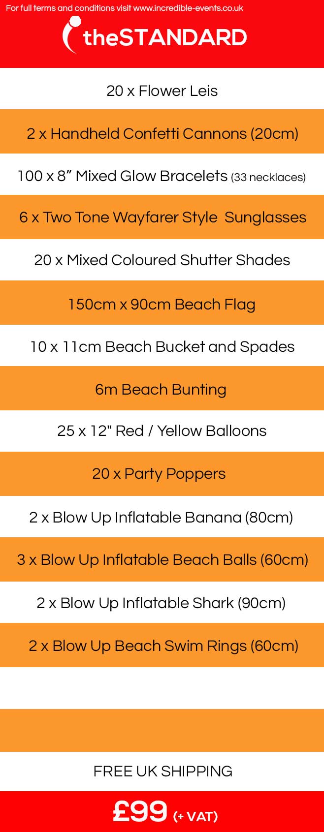 Beach Party, Beach Party in a Box, Beach Event Delivery,